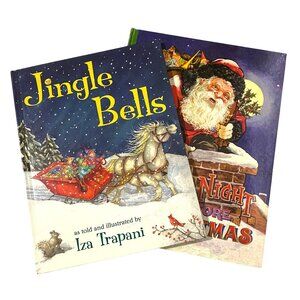 Jingle Bells The Night Before Christmas Childrens Picture Books Holiday Colorful